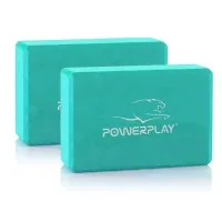 Блок для йоги PowerPlay Yoga Brick EVA 2 шт Мятні (PP_4006_Mint_2in)