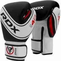 Боксерські рукавички RDX 4B Robo Kids White/Black 6 унцій (JBG-4B-6oz)