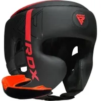 Боксерський шолом RDX F6 KARA Matte Red M (HGR-F6MR-M)