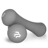 Dumbbell PowerPlay neoprene 4126 Spartacus 2 x 5 kg Gray (PP_4126_5kg_2in)