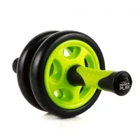 PowerPlay Dual-Core Ab Wheel Black-Green (PP_4327_Black/Green)