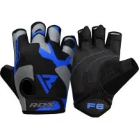 Gloves for fitness RDX F6 Sublimation Blue S (WGS-F6U-S)