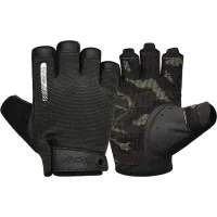 Gloves for fitness RDX T2 Half Brown L (WGA-T2HBR-L)