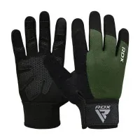 Gloves for fitness RDX W1 Full Finger Army Green L (WGA-W1FA-L+)