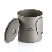 Travel cup Naturehike NH20CJ005 titanium with handle 300 ml (6927595745779)