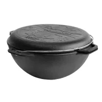 Tourist boiler Brizoll cast iron Asian with a lid-pan 12 l (KA12-2)