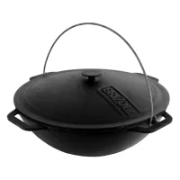 Tourist boiler Brizoll cast iron Asian with a lid 12 l (KA12-1)