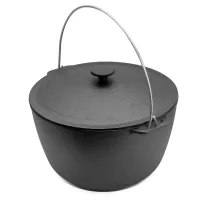 Tourist boiler Brizoll cast iron with a lid 10 l (KT10-1)