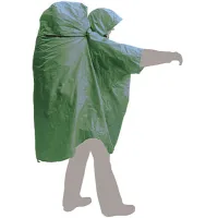 Raincoat Terra Incognita PonchoBag S/M green (4823081502753)
