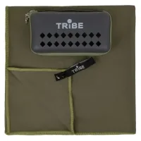 Туристичний рушник Tribe з мікрофібри в чохлі Pocket Towel 60х120 L Army-green (T-LC-0001-L-army-green)