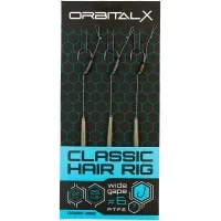 Повідець OrbitalX Classic Hair Rig Wide Gape 4 25lb 20cm (3шт/уп) camo (694.00.00)