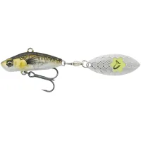 Тейл-спінер Savage Gear 3D Sticklebait Tailspin 80mm 18.0g Green Silver Ayu (1854.44.00)