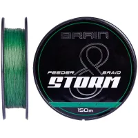 Cord Brain Storm 8X 150m 0.12mm 16lb/7.4kg Green (1858.51.71)