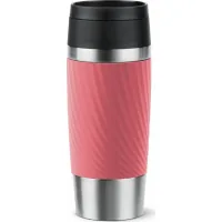Thermal mug Tefal Travel Mug Classic Twist, 360 ml, stainless steel, coral (N2024410)