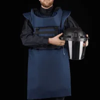 Протиуламковий комплект Ukrainian Armor Humanitarian Demining Apron, клас захисту ДСТУ 2, розмір S-M, синій (HDASMBLUE2)