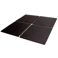 Килимок для фітнесу Toorx Interlocking 4 елементи 61х61х1,2 см Antracite (MAT-60) (931144)
