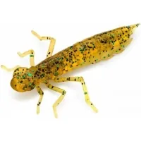 Fishing silicone FishUP Dragonfly 1.2" 036 - Caramel/Green&Black (10pcs/pack) (1864.04.80)