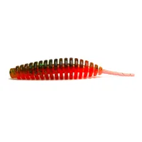 Fishing silicone FishUP Tanta 2.5" 205 - Watermelon/Orange (8 pcs/pack) (1864.14.52)