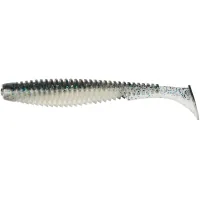 Fishing silicone FishUP U-Shad 4" 201 - Bluegill/Pearl (8pcs/pack) (1864.11.18)