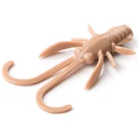 Fishing silicone FishUP Baffi Fly 1.5" 104 - Coffee Milk, cheese taste (10pcs/pack) (1864.02.51)