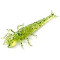 Fishing silicone FishUP Diving Bug 2" 026 - Flo Chartreuse/Green (8 pcs/pack) (1862.02.18)
