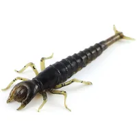 Fishing silicone FishUP Diving Bug 2" 043 - Watermelon Brown/Black (8 pcs/pack) (1862.00.17)