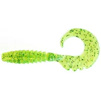 Fishing silicone FishUP Fancy Grub 2" 026 - Flo Chartreuse/Green (10pcs/pack) (1864.01.18)