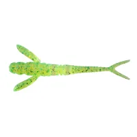 Fishing silicone FishUP Flit 1.5" 026 - Flo Chartreuse/Green (10pcs/pack) (1862.02.33)
