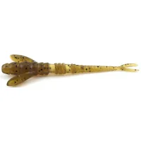 Fishing silicone FishUP Flit 1.5" 074 - Green Pumpkin Seed (10pcs/pack) (1862.00.74)
