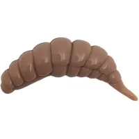 Fishing silicone FishUP Ozi 1.2" 104 - Coffee Milk, cheese taste (10pcs/pack) (1864.14.06)