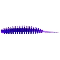 Fishing silicone FishUP Tanta 1" 060 - Dark Violet/Peacock&Silver (12pcs/pack) (1864.01.08)