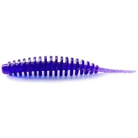 Fishing silicone FishUP Tanta 2.5" 060 - Dark Violet/Peacock&Silver (8pcs/pack) (1864.03.58)
