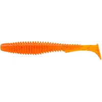 Fishing silicone FishUP U-Shad 2" 049 - Pumpkin Orange/Black (10pcs/pack) (1864.02.29)