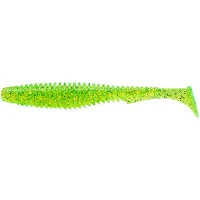 Fishing silicone FishUP U-Shad 3.5" 026 - Flo Chartreuse/Green (8 pcs/pack) (1864.09.53)