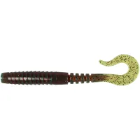 Fishing silicone FishUP Vipo 3.6" 019 - Motor Oil/Red (8 pcs/pack) (1864.14.00)