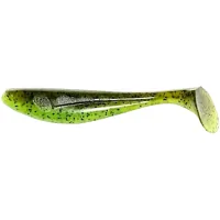 Силікон рибальський FishUP Wizzle Shad 2" 204 - Green Pumpkin/Chartreuse (10шт/уп) (1862.00.33)