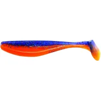 Fishing silicone FishUP Wizzle Shad 5" 207 - Dark Violet/Orange (4pcs/pack) (1862.00.47)