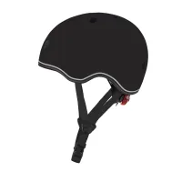 Globber Go up lights helmet 45-51cm black, with flashlight (506-120)