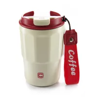 Thermo mug SILA White/Red 400 ml (960685)