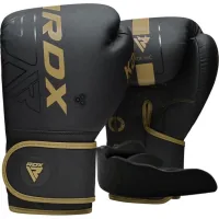 RDX F6 Kara Matte Golden 8oz Boxing Gloves (BGR-F6MGL-8OZ)