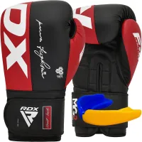RDX REX F4 Red/Black 14oz Boxing Gloves (BGR-F4R-14OZ)