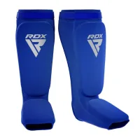 Shin and foot protection RDX Shin Instep Foam Blue/White XL (HYP-SIUW-XL)