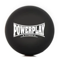 Масажний м'яч PowerPlay PP-4354 Silicone Lacrosse Ball (6.3см) Чорний (PP-4354_Black)
