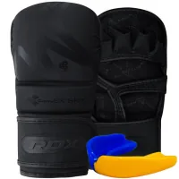 Gloves for MMA RDX T15 Noir Inner Matte Black S (GSR-T15MB-S)