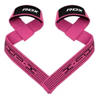 Wrist straps RDX S4 Gym Cotton Gel Straps Pink Plus (WAC-S4P+)