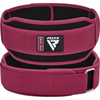 Athletic belt RDX RX5 Double Belt neoprene Pink S (WBD-RX5P-S)