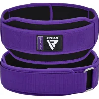 Athletic belt RDX RX5 Double Belt neoprene Purple XS (WBD-RX5PR-XS)