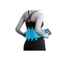 Пояс компресійний MadMax MFA-277 Slimming belt Black/turquoise L (MFA-277-TRQ_L)