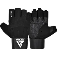 Fitness gloves RDX W3 with EVA Padding Black S (WGS-W3B-S+)