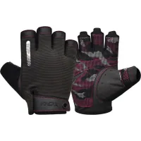 Gloves for fitness RDX T2 Half Pink S (WGA-T2HP-S)